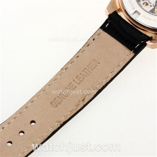 Omega Seamaster Automatic Rose Gold Case with White Dial-Same Chassis As Swiss Version-High Quality