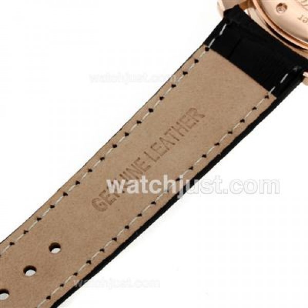 Omega Seamaster Automatic Rose Gold Case with Black Dial-Same Chassis As Swiss Version-High Quality