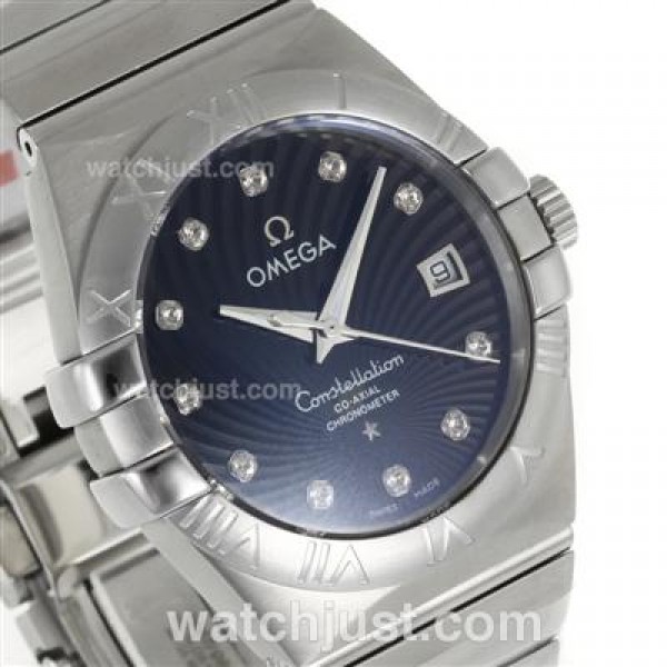 Best 1:1 Omega Constellation Fake Watches With Black Dials For Men