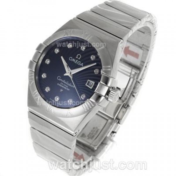 Best 1:1 Omega Constellation Fake Watches With Black Dials For Men