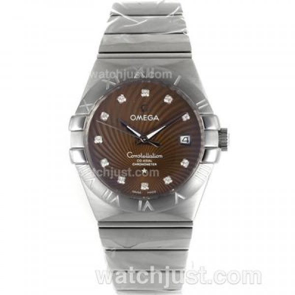 Best 1:1 Fake Omega Constellation With Brown Dials For Sale