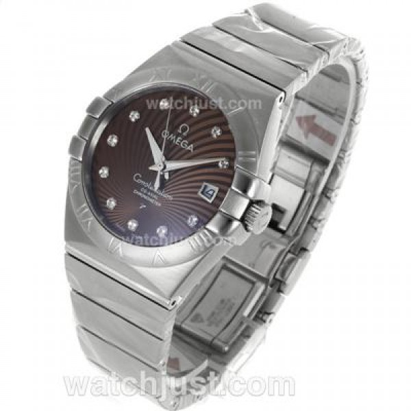 Best 1:1 Fake Omega Constellation With Brown Dials For Sale