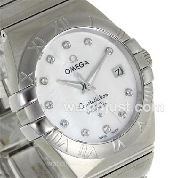 Best Quality Omega Constellation Replica Watches With White Dials For Sale