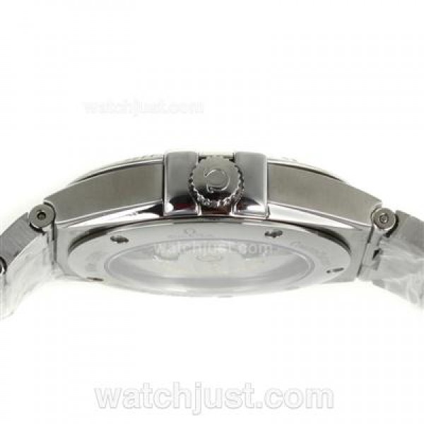 AAA Quality Omega Constellation Replica Watches With White Dials For Men