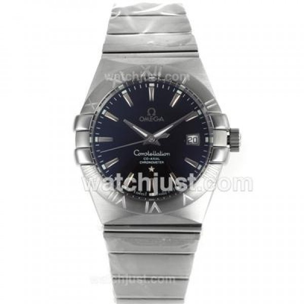 Best Quality Omega Constellation Replica Watches With Black Dials For Men