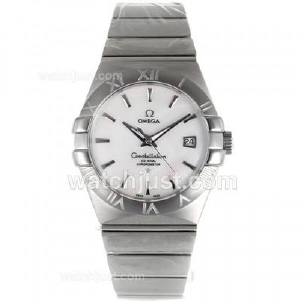 AAA Quality Omega Constellation Replica Watches With White Dials For Sale
