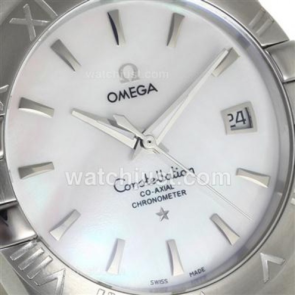 AAA Quality Omega Constellation Replica Watches With White Dials For Sale
