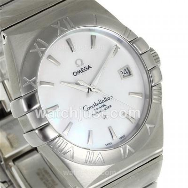AAA Quality Omega Constellation Replica Watches With White Dials For Sale