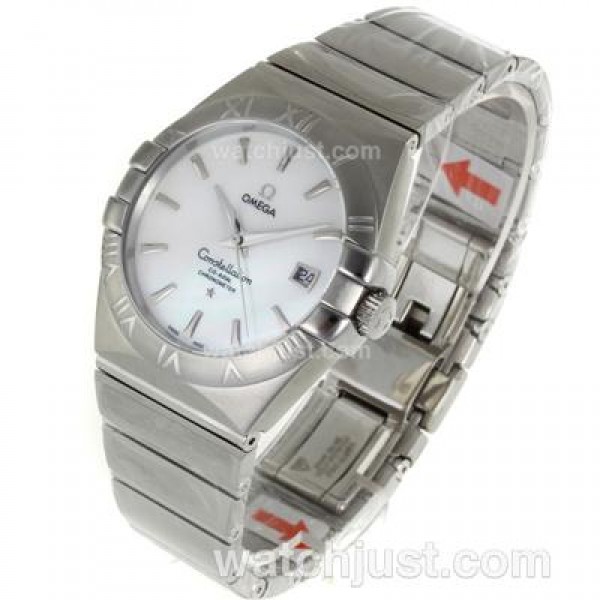 AAA Quality Omega Constellation Replica Watches With White Dials For Sale