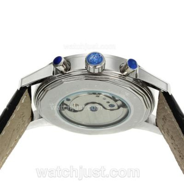Breitling Aeromarine Automatic with Black Dial-Leather Strap