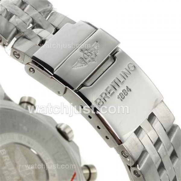 Breitling Chronospace Working Chronograph with White Dial S/S