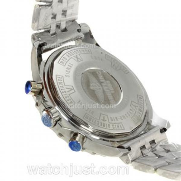 Breitling Chronospace Working Chronograph with White Dial S/S