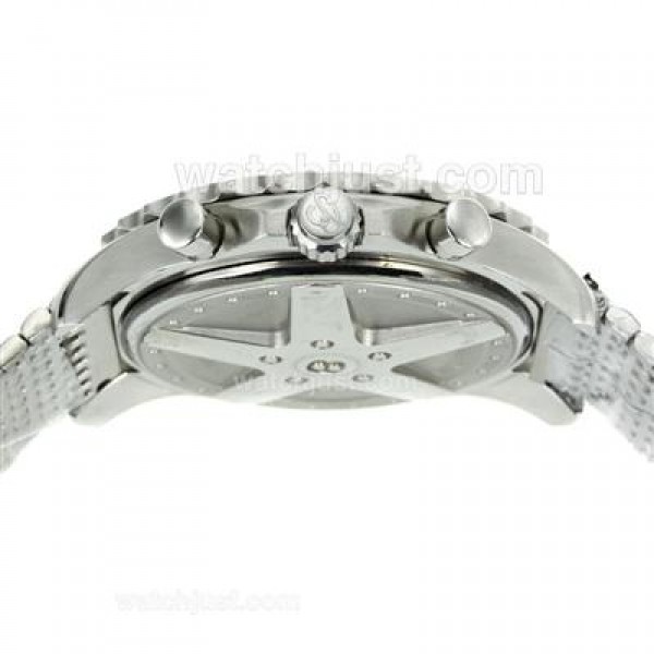 Breitling Chronospace Working Chronograph with White Dial S/S