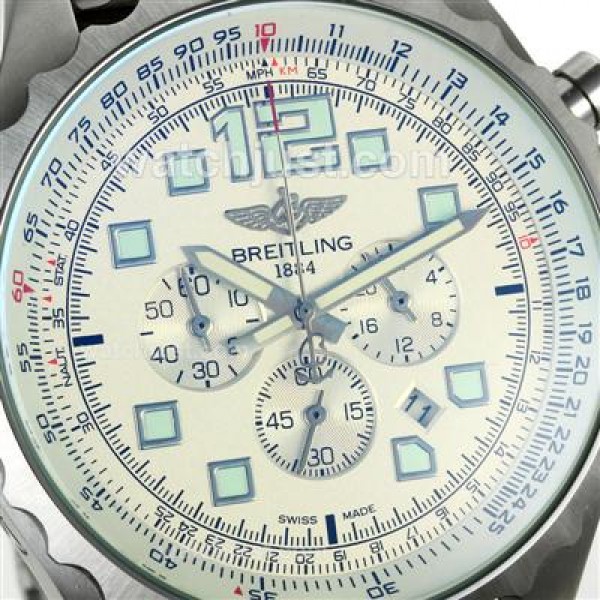 Breitling Chronospace Working Chronograph with White Dial S/S