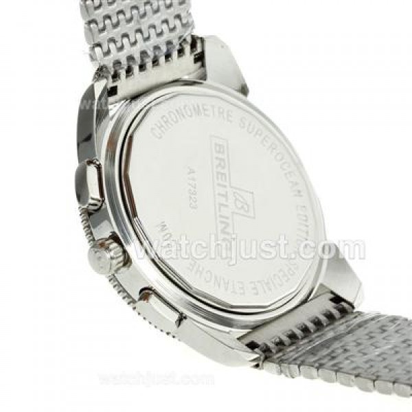 Breitling Super Ocean Working Chronograph with Black Dial S/S