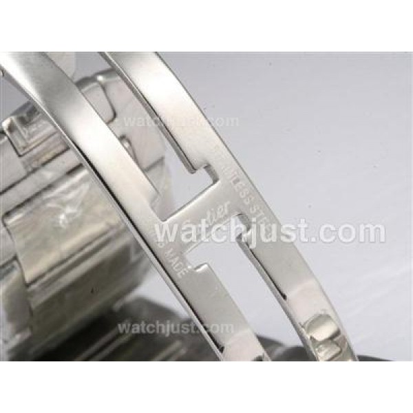 Cartier Tank Two Tone with Diamond Bezel-White Dial