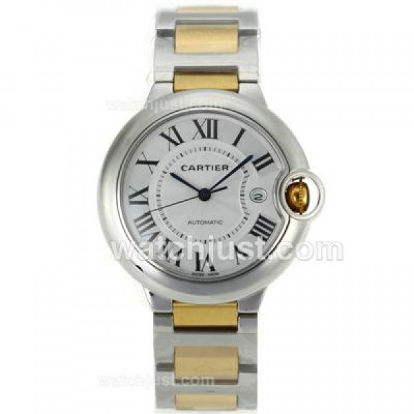 Cartier Ballon bleu de Cartier Automatic Two Tone with White Dial-Sapphire Glass