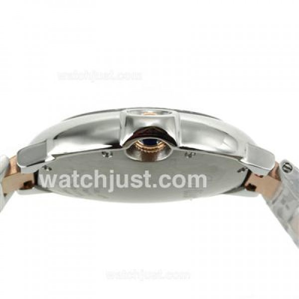 Cartier Ballon bleu de Cartier Automatic Two Tone with White Dial-Sapphire Glass