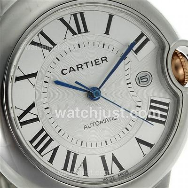 Cartier Ballon bleu de Cartier Automatic Two Tone with White Dial-Sapphire Glass