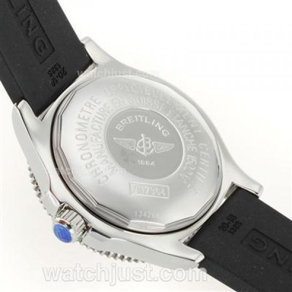 Breitling Super Ocean Steelfish Swiss ETA 2824 Movement with Black Dial-White Inner Bezel