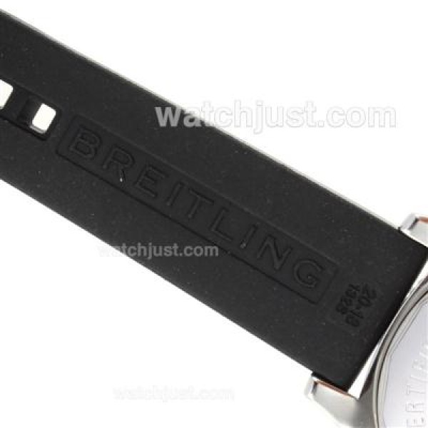 Breitling Super Ocean Steelfish Swiss ETA 2824 Movement with Black Dial-Blue Inner Bezel