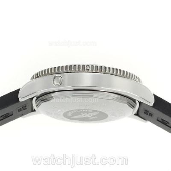 Breitling Super Ocean Steelfish Swiss ETA 2824 Movement with Black Dial-Blue Inner Bezel