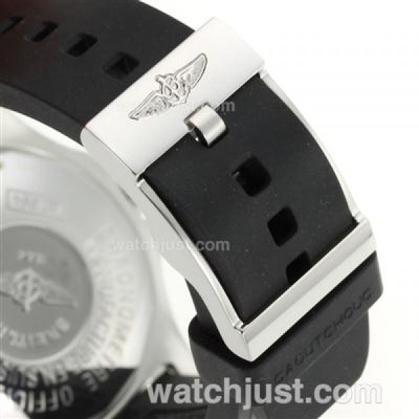 Breitling Super Ocean Steelfish Swiss ETA 2824 Movement with Black Dial-Black Inner Bezel