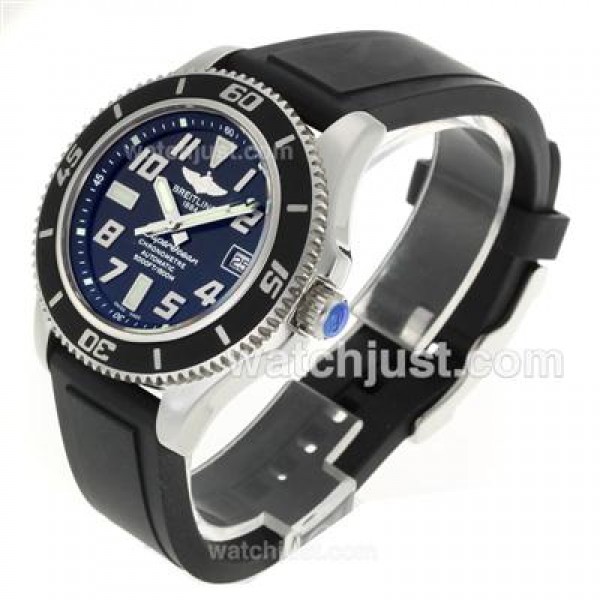 Breitling Super Ocean Steelfish Swiss ETA 2824 Movement with Black Dial-Black Inner Bezel