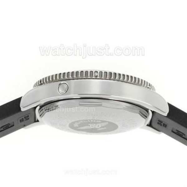 Breitling Super Ocean Steelfish Swiss ETA 2824 Movement with Black Dial-Red Inner Bezel