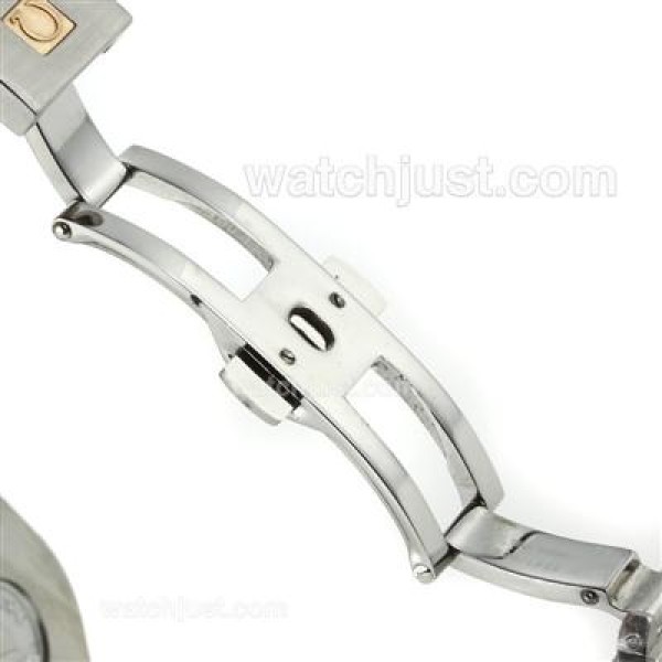 Omega Constellation Diamond Bezel and Markers with Black Dial-Same Chassis as ETA Version-Lady Size