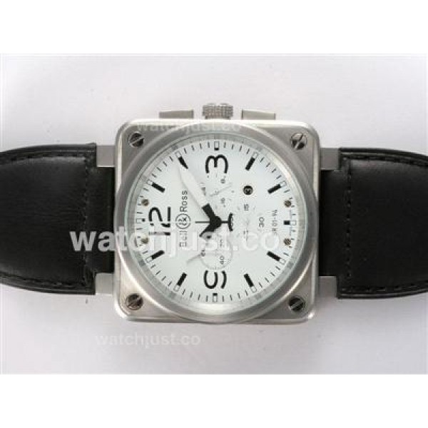 Bell & Ross BR 01-94 Working Chronograph with White Dial 46x46mm
