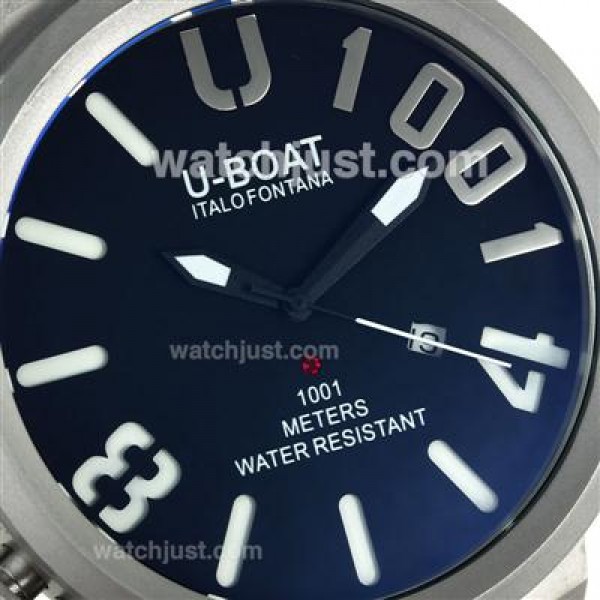 U-Boat Italo Fontana U 1001 Automatic White Needles with Black Dial-Leather Strap
