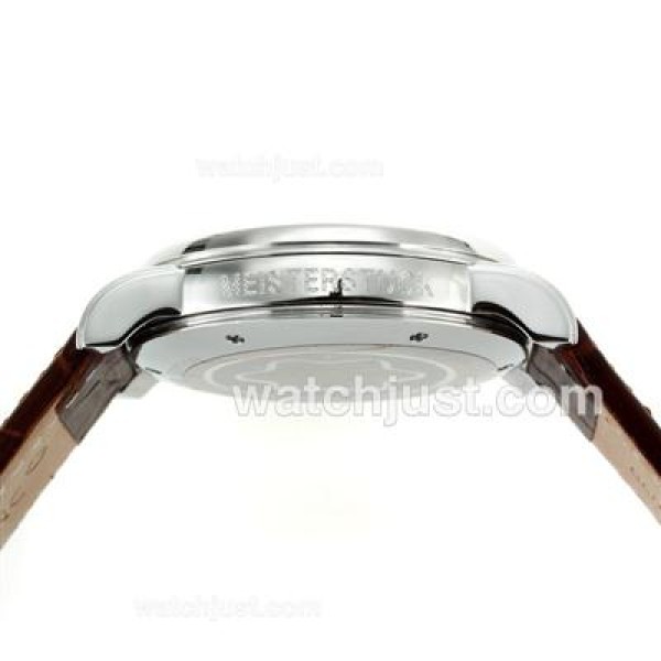 Montblanc Star Working Chronograph with White Dial-Leather Strap