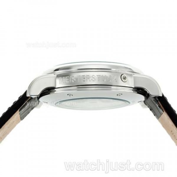 Montblanc Star Automatic with Black Dial-Leather Strap