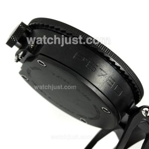 Porsche Design Flat 6 Diver Swiss ETA 2836 Movement PVD Case with Black Dial-Rubber Strap