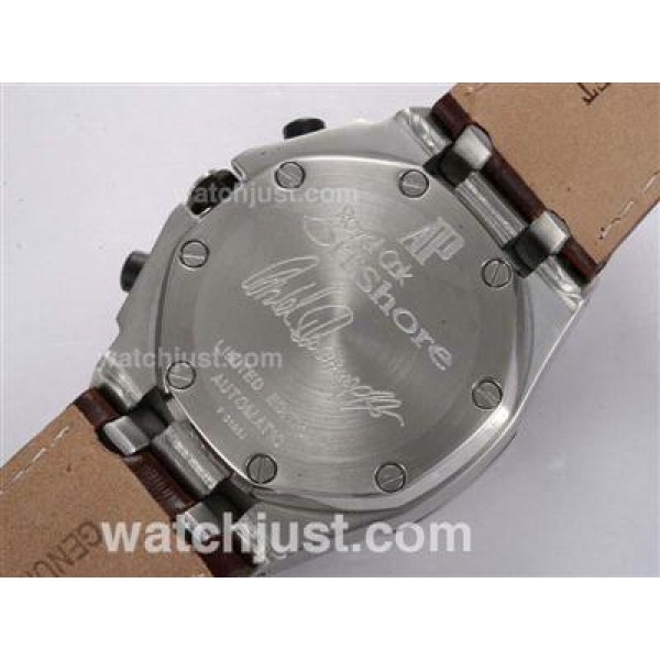 Audemars Piguet Royal Oak Limited Edition Swiss Valjoux 7750 Movement with White Dial