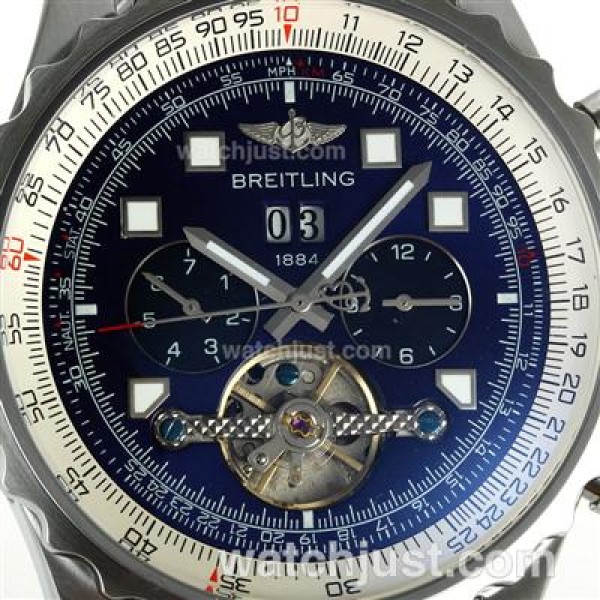 Breitling Chronospace Tourbillon Automatic with Blue Dial S/S