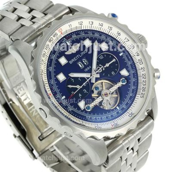Breitling Chronospace Tourbillon Automatic with Blue Dial S/S