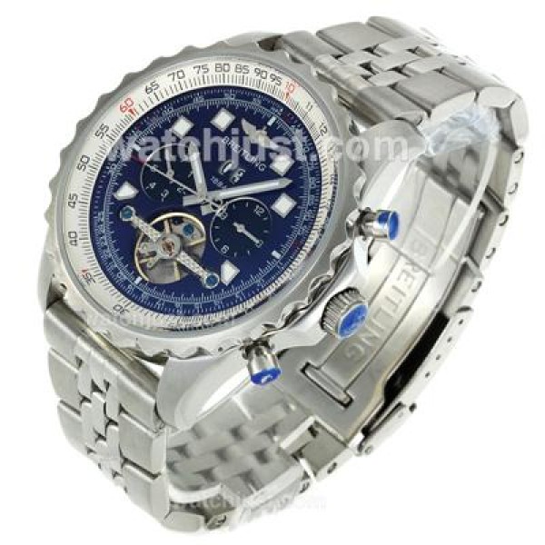 Breitling Chronospace Tourbillon Automatic with Blue Dial S/S