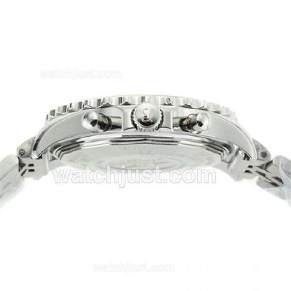 Breitling Chronospace Working Chronograph with White Dial S/S