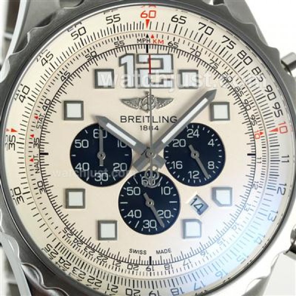 Breitling Chronospace Working Chronograph with White Dial S/S