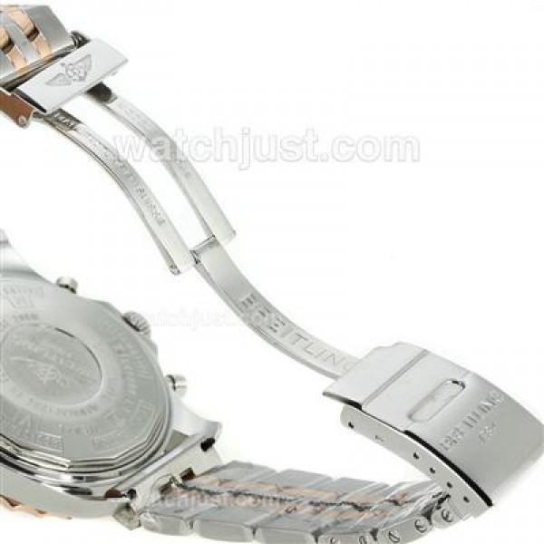 Breitling Chronospace Working Chronograph Two Tone with White Dial