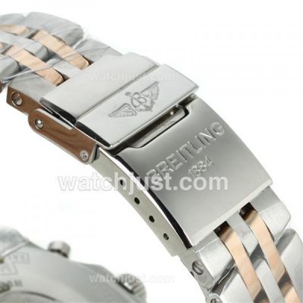 Breitling Chronospace Working Chronograph Two Tone with White Dial