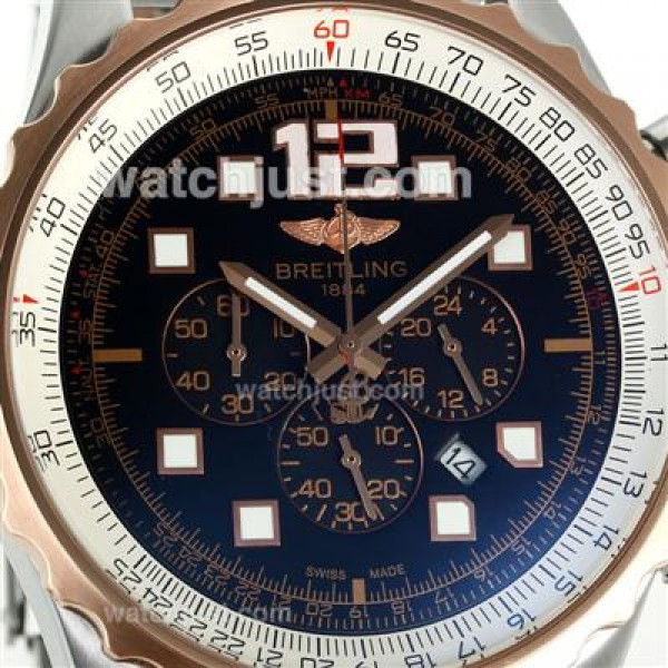 Breitling Chronospace Working Chronograph Two Tone with Black Dial