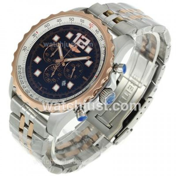 Breitling Chronospace Working Chronograph Two Tone with Black Dial