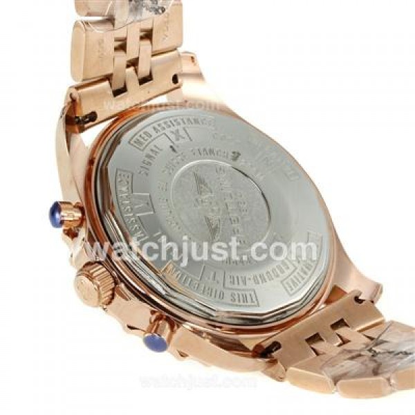 Breitling Chronospace Working Chronograph Full Rose Gold with Black Dial