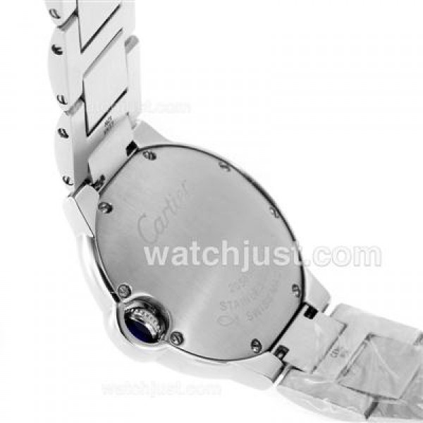 Cartier Ballon bleu de Cartier Automatic Roman Markers with Black Dial S/S