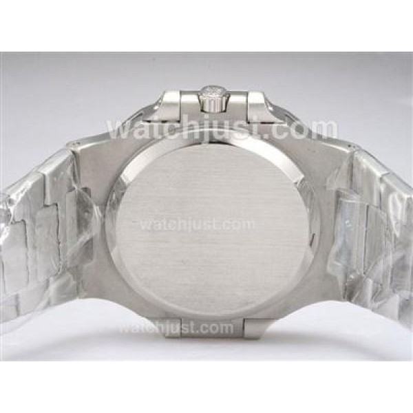 Patek Philippe Nautilus Jumbo MBW Swiss ETA 2824 Movement Diamond Bezel with Black Dial