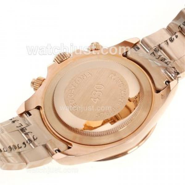 UK 40 MM Perfect Rolex Daytona 116505 White Dials Men Replica Watches