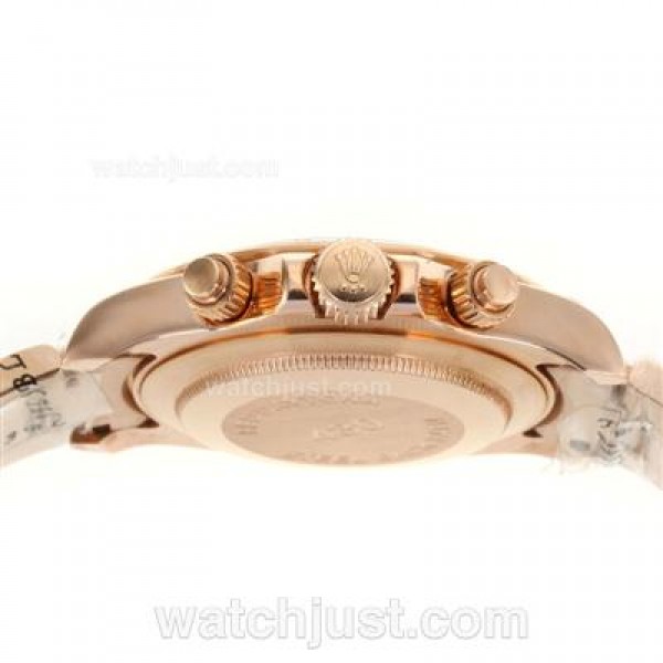 UK 40 MM Perfect Rolex Daytona 116505 White Dials Men Replica Watches